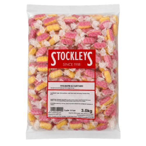 Stockleys Rhubarb & Cust 3Kg