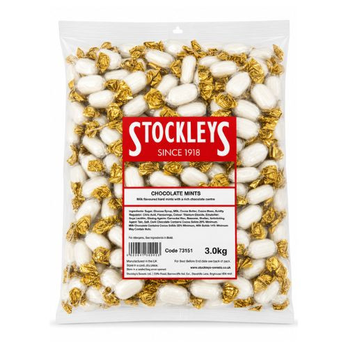 Stockleys Chocolate Mints 3Kg