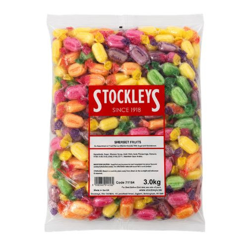 Stockleys Sherbet Fruit 3Kg