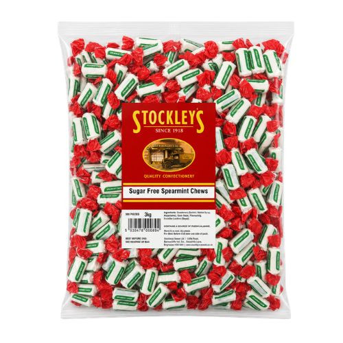 Stockleys Sug Free Spearmint Chews 2Kg