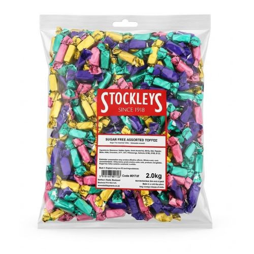 Stockleys Sugar Free Assorted Toffees 2Kg