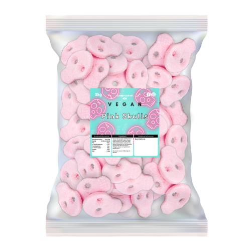 Candycrave Vegan Pink Skulls 