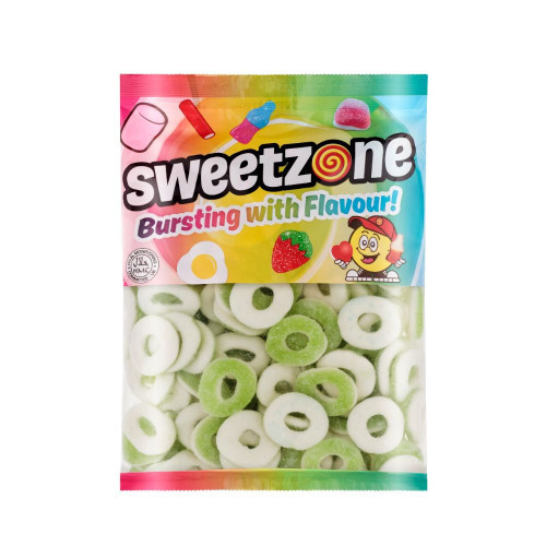 Sweetzone Sour Apple Rings 1Kg