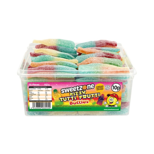 Sweetzone Tub Giant Fizzy Tutti Frutti Bottles 805g