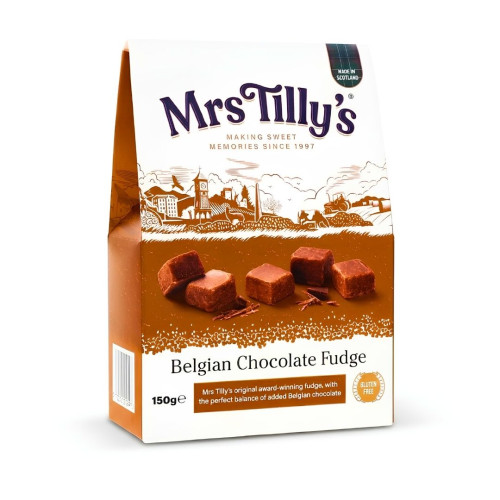 Mrs Tilly's Belgian Chocolate Fudge 6 x 150g
