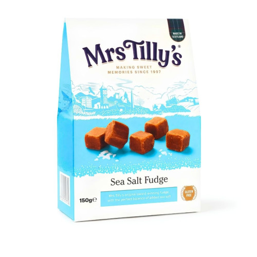 Mrs Tilly's Sea Salt Fudge 6 x 150g