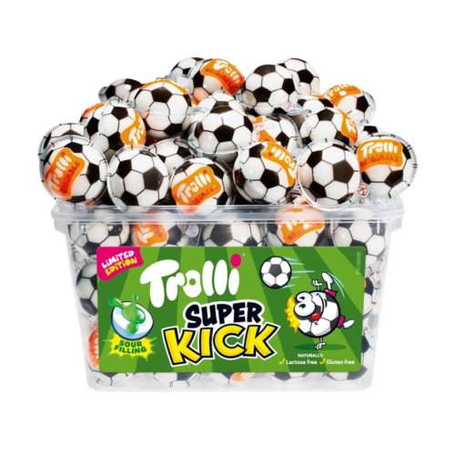 Trolli Super Kick Football 3D Candy 60 Count