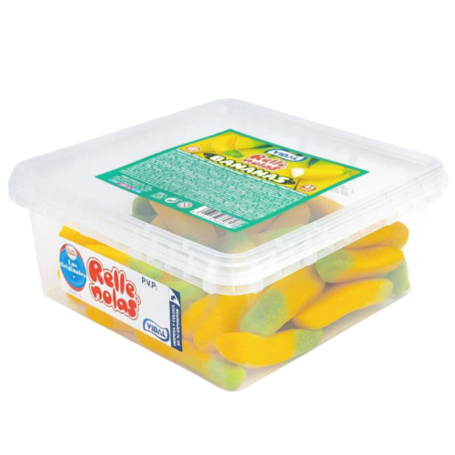 Vidal Jelly Filled Bananas Tub 45 Count