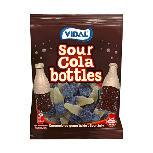 Vidal Sour Cola Bottle 14x90g