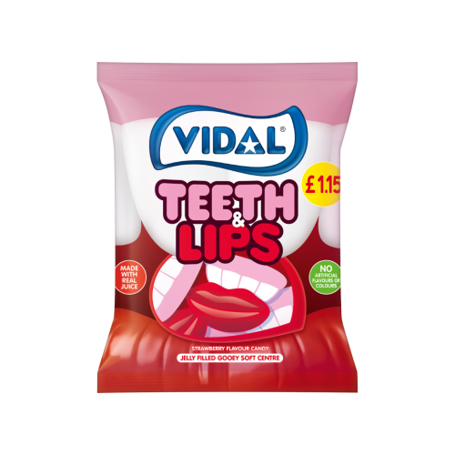 Vidal Teeth and Lips PMP &Acirc;&pound;1.15 10x140g