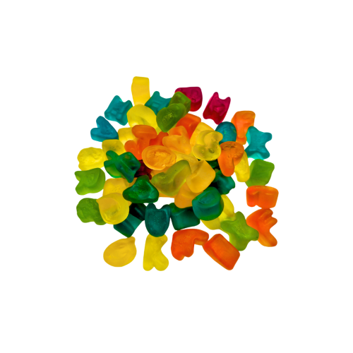 Yummy Gummy Alphabet Letters 1000g Tub