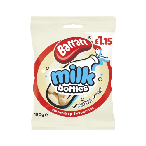 Barratt Milk Bottles PMP &Acirc;&pound;1.15 12x150g