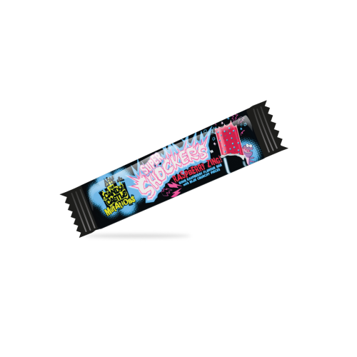 The Candy Castle Super Shockers Raspberry 50x22g