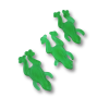 Jellopy Halal Jelly Frogs Tub 900g