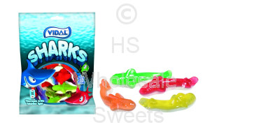 Jelly Sharks 90g Bags (Vidal) 14 Count