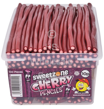 Sweetzone Cherry Pencils Tub 100x10p