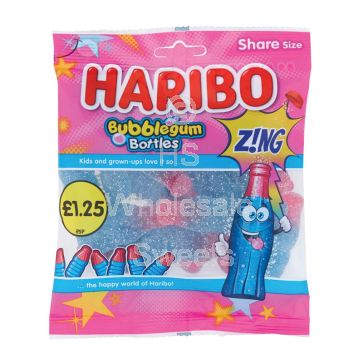 Haribo Bubblegum Bottles Z!ng 12x160g £1.25 PMP