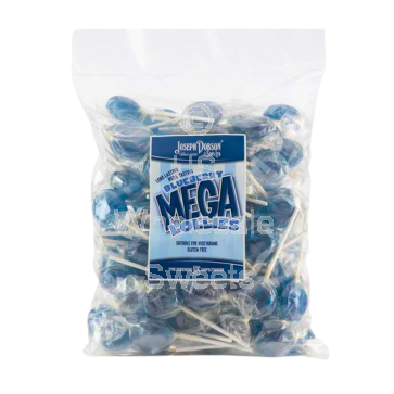 Dobson Wrapped Blueberry Lollies 80 Count