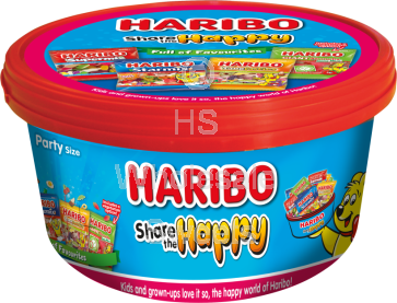 Haribo Share the Happy Party Tub 600G