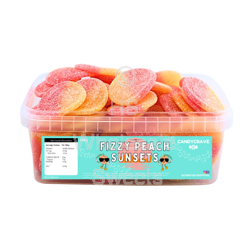 Candycrave Fizzy Peach Sunsets Tub 600g