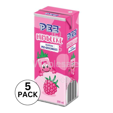 Pez Raspberry Drink Carton 5x200ml