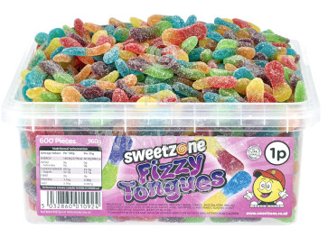 Sweetzone Fizzy Tongues Tub 600X1P