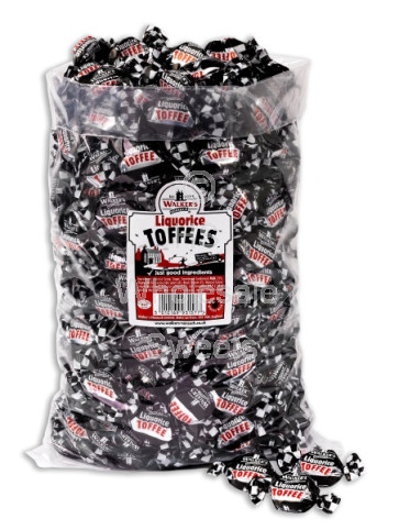 Walkers Nonsuch Liquorice Toffees 2.5kg