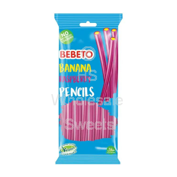 Bebeto Banana Raspberry Pencils 12x160g