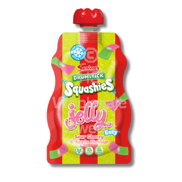 Swizzles Apple & Cherry Squashies Jelly Pouch 12 Count