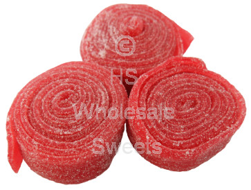 Fizzy Red Liquorice Candy Rolls 3Kg