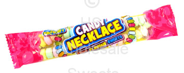 Crazy Candy Factory Wrapped Candy Necklaces 17g 30 Count