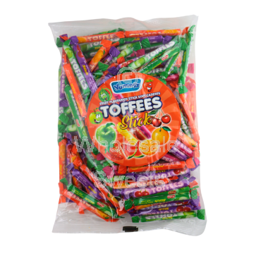 Yummys Soft Candy Toffee Sticks 1kg