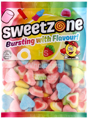 Sweetzone Fizzy 3D Hearts 1kg