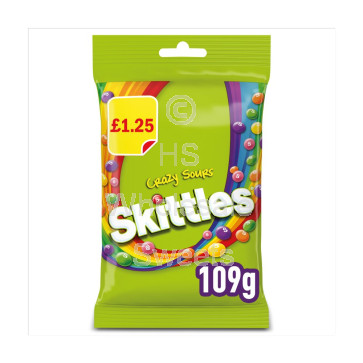 Skittles Sour Bag £1.25 PMP 14x109g