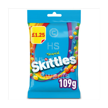 Skittles Tropical £1.25 PMP 14x109g