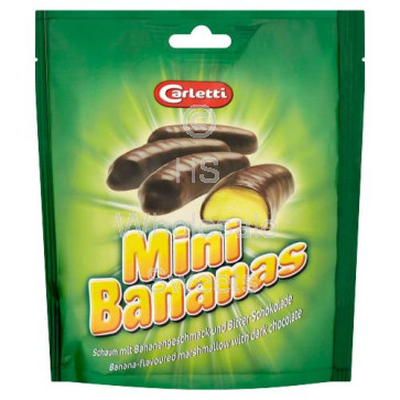 Carletti Choc Mini Bananas Doybag 120g