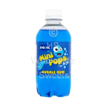 Zodiac Bubblegum Mini Pops Bottles 12x330ml