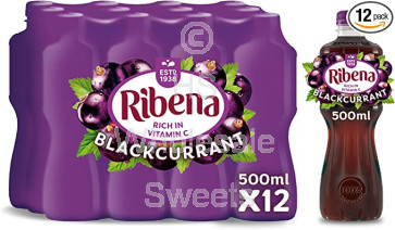 Ribena Blackcurrant Fruit Drink 12x500ml
