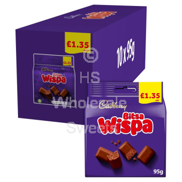 Cadbury Bitsa Wispa Bag £1.35 PMP 10x95g