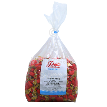 Pells Sugar Free Rum & Butter Toffees 2kg