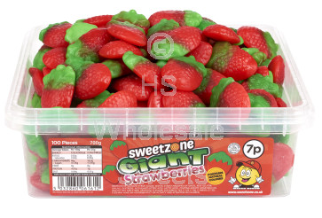Sweetzone Giant Strawberries Tub 700g