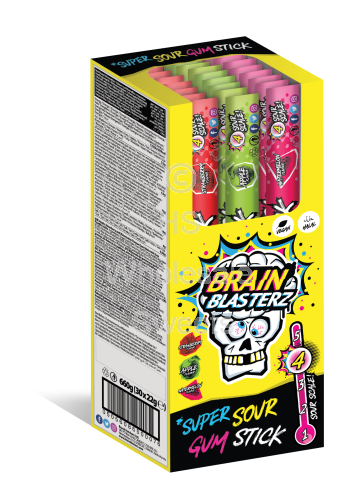 Brain Blasterz Sour Gum Stick 30x22g
