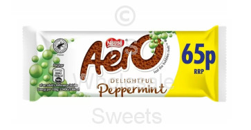 Nestle Aero Peppermint Chocolate Bubbly Bar 24x36g 65p PMP