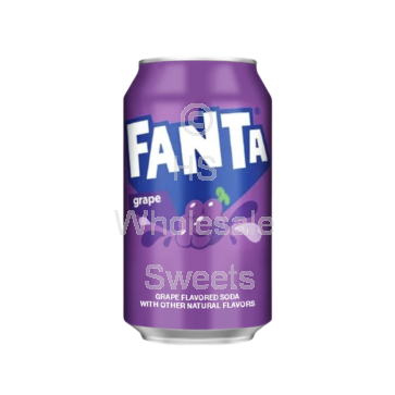 Fanta Grape Fizzy Drink Cans 12x355ml