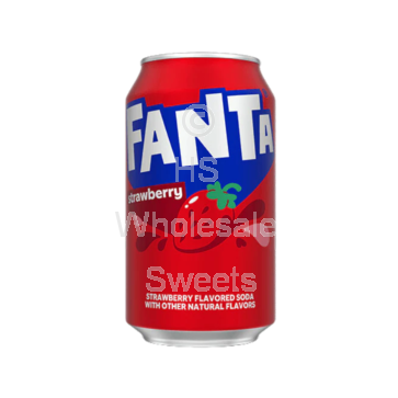 Fanta Strawberry Fizzy Drink Cans 12x355ml