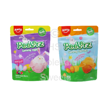 Amos Peelerz Carrots and Eggs 24x65g