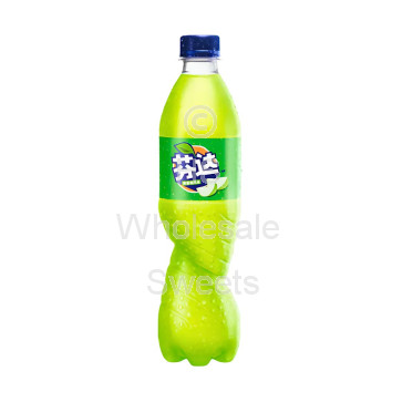 Fanta Apple Flavour Fizzy Drink Bottles 12x500ml
