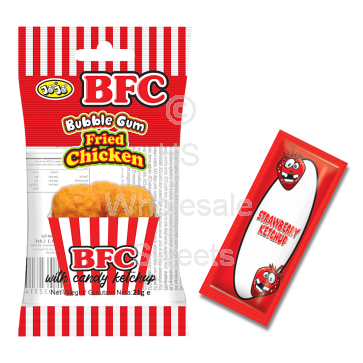 American Continental BFC Bubblegum Fried Chicken with Candy Ketchup 12x21g