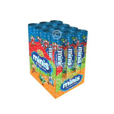 Jojos Mini Crunchy Chew Round Tube 12x80g