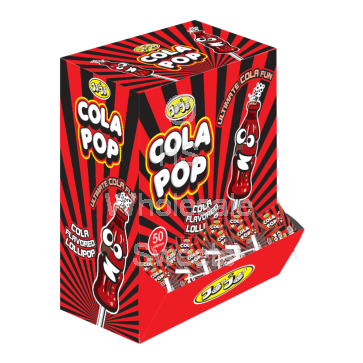 Jojos Cola Bottle Pop Lollipop Dropdown Box 50x12g